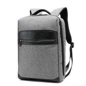 กระเป๋าเป้สะพายหลังแล็ปท็อปกันขโมยกันน้ำกระเป๋านักเรียนแนวธุรกิจมีช่องชาร์จ USB โพลีเอสเตอร์พิมพ์ลายโลโก้ได้ตามต้องการ - Product Image 1