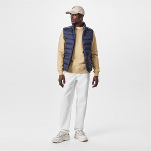 Gilet matelassé, design unique, col en V, vêtement d'extérieur décontracté d'automne pour hommes, sans manches, fabriqué au Pakistan, prix bas - Product Image 5