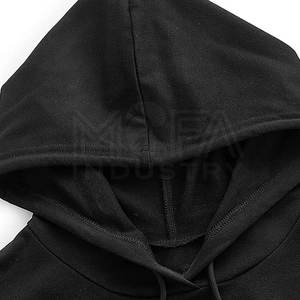 Street Style Women Crop Hoodies Transpirable, Tela antiarrugas Venta al por mayor Sudaderas con capucha de moda para mujer - Product Image 3