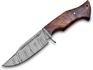 มีดยังชีพแบบยุทธวิธีใบมีดพร้อมปลอกสำหรับการล่าสัตว์กลางแจ้งและตั้งแคมป์ - Product Image 3