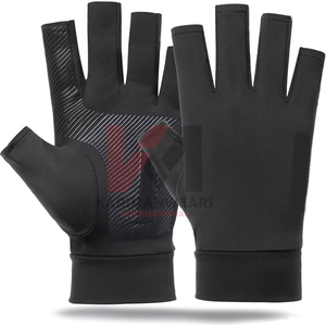 Gants de vélo à demi-doigts élastiques antidérapants, rembourrés et absorbant les chocs, pour hommes et femmes, respirants, pour VTT et vélo de route - Product Image 1