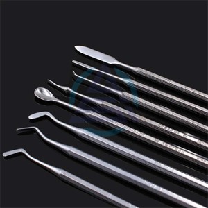 Espátula de polvo de cemento de relleno de resina compuesta, cuchara de cera mezcladora, cuchillo de tallado de acero inoxidable, juego Dental, instrumentos quirúrgicos - Product Image 4