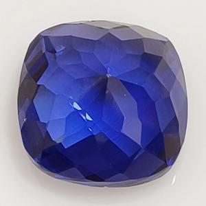 Piedra Preciosa de Corte Cojín de Color Azul, Forma Premium para Joyería, Hecho en China - Product Image 3