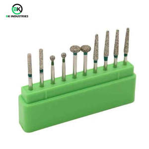 Kit de fraises diamantées dentaires, fraises à grande vitesse pour la préparation des dents, kit de fraises diamantées dentaires professionnelles pour les cliniques et les laboratoires - Product Image 4