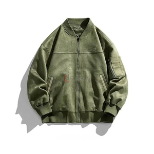Chaqueta Softshell de Lona Bordada Estilo Urbano para Hombre 2026 al por Mayor de Alta Calidad con Cuello Alto para Invierno - Product Image 1