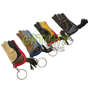 Guante de cetrería-Llavero de cetrería-Guantes de cetrería de cuero suave Llavero-Llavero de cetrería-Cetrería - Product Image 1