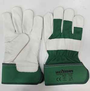 Guantes de trabajo de cuero de seguridad industrial de alta calidad al mejor precio guantes de trabajo de protección manual de construcción trabajo pesado - Product Image 6