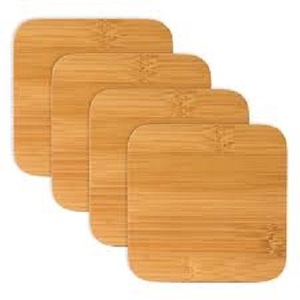 Posavasos de madera de Acacia hechos a mano de alta calidad, alfombrillas cuadradas de color marrón oscuro, diseño clásico para cocina, venta al por mayor - Product Image 5