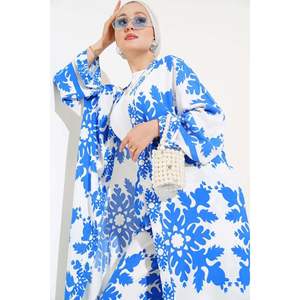 Conjunto 2 Piezas Kimono Patrón Étnico Saxe Blanco - Product Image 4