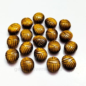 Piedra preciosa llamativa con forma de escarabajo de ojo de tigre, piedra preciosa tallada de escarabajo de ojo de tigre AAA, cuentas talladas de piedras preciosas, escarabajos egipcios 12x10MM - Product Image 6