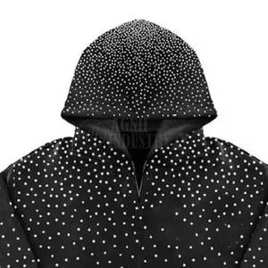 ชุดวอร์มมีฮู้ดสำหรับผู้ชาย ระบายอากาศได้ดี ประดับคริสตัล แขนยาว ออกแบบเองได้ คุณภาพสูง เหมาะสำหรับฤดูหนาว - Product Image 5