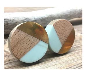 ลูกบิดลิ้นชักเรซิ่นจากโรงงานโดยตรง ดีไซน์สวยงาม สีสันสดใส ขอบสีทอง สำหรับเฟอร์นิเจอร์ ผลิตในอินเดีย - Product Image 6