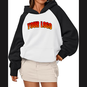 Sweat à capuche pour femme imprimé personnalisé de haute qualité, décontracté, automne, 100% coton, polaire, col à capuche, personnalisable - Product Image 4