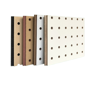 Populaire Houten Micro-Geperforeerde Akoestische Paneel-Massief Hout Geluidsabsorberende Laag Mdf Hdf Midden-Hoge Lage Frequentie Golven Diffusie - Product Image 3