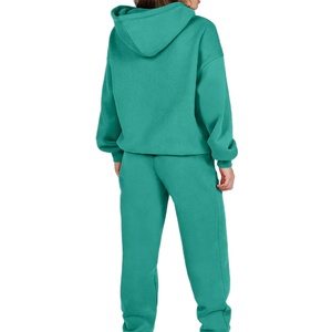 Conjuntos Deportivos OEM, Ropa Deportiva, Sudadera con Capucha y Pantalones de Chándal Ajustados, Conjunto de Sudadera con Capucha de Algodón para Mujer, Traje Deportivo para Hombre 2026 - Product Image 3