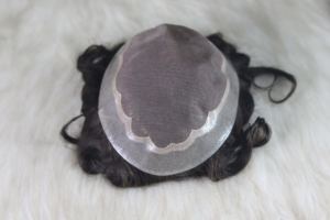 Prothèse capillaire intelligente pour hommes, cheveux Remy européens, styles Kinky Straight et Deep Water Wave, base PU intégrale, texture 28mm - Product Image 2