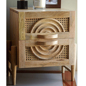 Nueva llegada más vendidos de madera de ratán mesita de noche cajón Handwicker muebles para el hogar y decoración al por mayor de Vietnam - Product Image 4