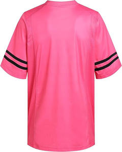 Camisetas de fútbol en blanco Malla Rosa Fútbol Poliéster Ligero, Diseño de cuello en V transpirable con - Product Image 2