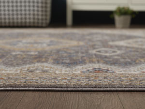 Turkish Luxury Machine Made Carpet Cream Black II Premium Living Room Area from Gaziantep Manufacturer - Product Image 4