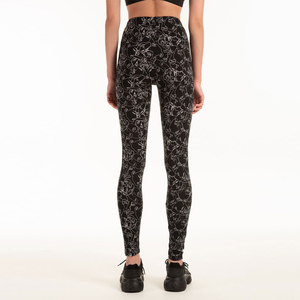 Solid Color High Waist Women's <b>Leggings</b> Quick Dry Comfortable Breathable New Arrival Casual Custom Made Sublimation <b>Legging</b> - Product Image 3