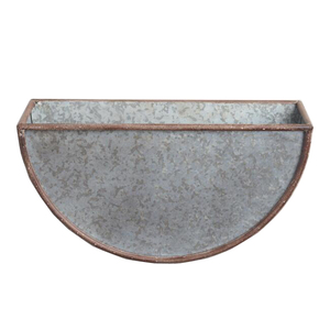 Wholesale Round Galvanized Sheet Metal Indian Supplier Home & Garden Art Decor Flower Pots & Planters <b>Kit</b> - Product Image 5