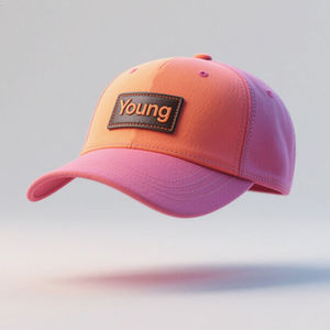 Casquette de baseball unisexe à 5 panneaux avec logo personnalisé OEM en gros, sangle réglable, casquette de sport de plein air, casquette de papa, 100% coton Oxford respirant - Product Image 1