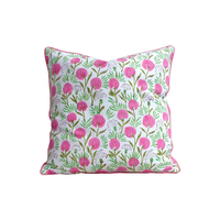 Luxe 100% coton passepoil coussin taie d'oreiller exquis main bloc imprimé Floral rayé Boho Style tissé longs Festivals