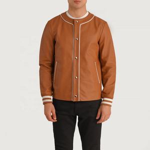 OVO Stanford University Varsity Jacket Manches longues Poignets côtelés Letterman College Jacket 100% Cotton Canvas Winter Front Design - Product Image 2