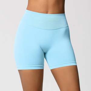 Ensemble de sport et yoga pour femme – Short taille haute rehausseur de fessiers respirant – Tenue de sport personnalisable avec logo – Motif uni - Product Image 5