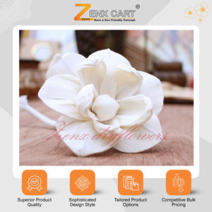 India Origin Eco-Friendly Sola Wood Handmade Premium Artificial Flowers for Christmas Halloween Home Decor Custom Sizes - Product Image 2