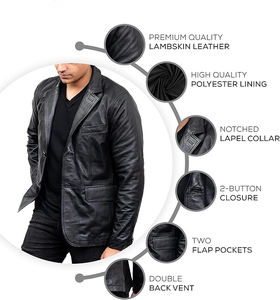 Craft Fashionable Leather Jackets for Men with Stylish Long Sleeves Available at Wallet Friendly Prices - Product Image 5