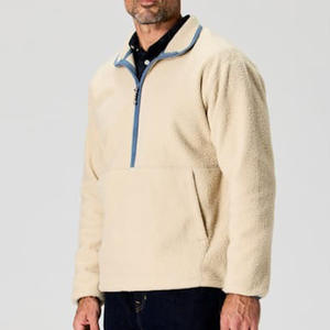 Sweat-shirt pour homme en gros, sweat-shirt à fermeture éclair sur le côté personnalisé, étiquette personnalisée, col montant, pull à fermeture éclair sur le côté pour homme - Product Image 3