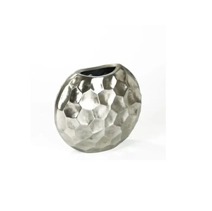 top trending Silver Plated Metal Flower <b>Vase</b> polished finished Center Table Decoration Room Decoration Floor <b>Vase</b> available - Product Image 1