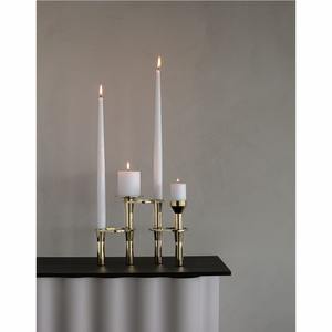 Luxury Brass <b>Candlestick</b> Holder Set Minimalist <b>Tall</b> Gold Metal Taper Candle Stand for Wedding & Home Centerpieces Wholesale OEM - Product Image 5