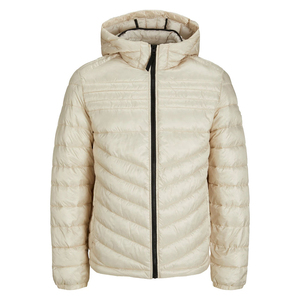 Vestes d'hiver matelassées pour hommes de qualité supérieure, col montant, logo sur le devant, rembourrage en polyester matelassé, imperméable - Product Image 1