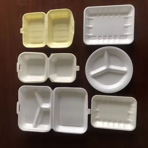 Caja de platos de comida desechable de espuma PS, bandeja de platos de plástico, máquina para fabricar contenedores de espuma de poliestireno, máquina de platos desechables - Product Image 2