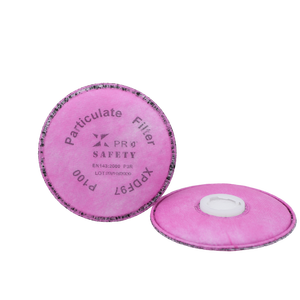 Promotion d'usine <span class=keywords><strong>masque</strong></span> à gaz complet respirateurs <span class=keywords><strong>cartouche</strong></span> P3 R double filtre à particules avec carbone - Product Image 6