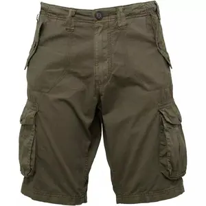 Celana pendek kargo pria, celana pendek kasual pinggang elastis tahan air kargo cepat kering untuk memancing mendaki