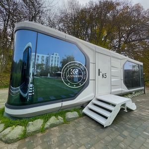 Capsule spatiale préfabriquée mobile de 40 pieds, insonorisée, pour hôtel, maison miniature avec cuisine et salle de bain, 2025 - Product Image 6