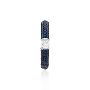 Bague de fiançailles en moissanite saphir bleu, argent sterling, qualité supérieure, luxe, proposition, mariage, anniversaire, élégante, quotidienne - Product Image 2