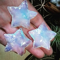 Super calidad Opalite forma de estrella cristal Natural piedra semipreciosa joyería mediación hermosas piedras preciosas al por mayor