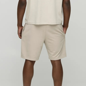 Short de survêtement 100% coton Baggy vierge coupe décontractée sur mesure pour hommes Short léger d'entraînement et de gymnastique pour hommes - Product Image 3