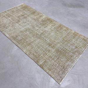 พรมตุรกีขนาด 3.7x6.8 ฟุต สีน้ำตาลลายแอ็บสแตรคสไตล์วินเทจ - Product Image 3