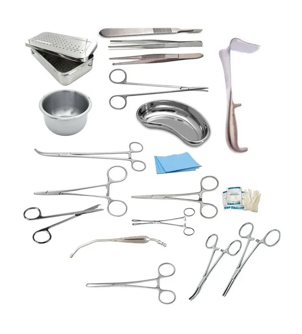 Комплекты одноразовых хирургических инструментов из Пакистана/Набор для мелких хирургических операций/хирургические ножницы, щипцы, пинцет, ручка BP