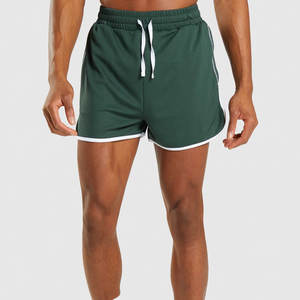 Shorts de sport athlétiques pour hommes, vêtements de sport actifs, logo personnalisé sur la ceinture, entrejambe de 5 pouces, écologiques - Product Image 4