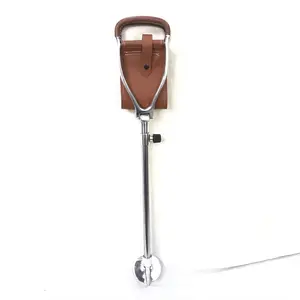 Handgemaakte Beste Kwaliteit Shooting Walking Seat Stick Verstelbare Golfstoel Toeschouwer Stoel Stalen Schietstoel Stick