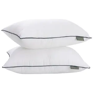 5 Star Hilton Hotel Collection Soft Bed Pillows Queen Size Cooling Pillow For Back Side Or Stomach Sleepers