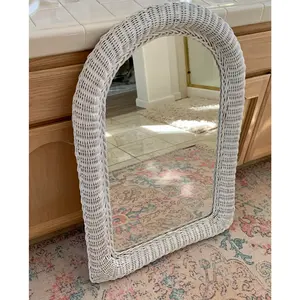 Le dernier miroir fait main de corde torsadée de conception pour l'usage décoratif intérieur disponible à la forme et à la taille personnalisées - Product Image 2