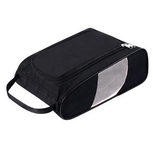 Sac à chaussures en polyester multi-usages de haute qualité, écologique, résistant à l'eau, avec logo personnalisé, fermeture éclair, protège les vêtements - Product Image 1