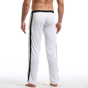 กางเกงวอร์มทรงหลวมสำหรับผู้ชายผู้หญิง2025ฤดูใบไม้ร่วงฤดูหนาวกางเกงวอร์มลายเปลวไฟแบบสีทึบออกแบบได้ตามที่ต้องการ - Product Image 4